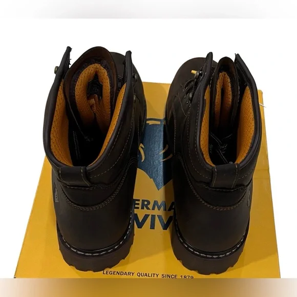 Herman Survivors Dover 6” Leather Steel Toe Waterproof Brown 
